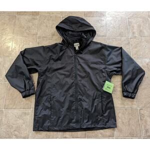 New Guide's Choice men sz 2XL Hooded Jacket Softshell black waterproof R2